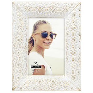 5433-46 Ornate White 4x6