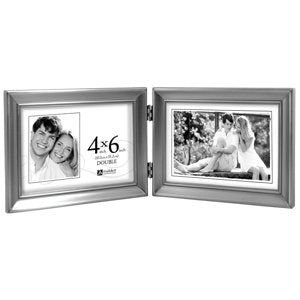 192-46DH Concourse Pewter 4x6 Double Horizontal Hinged