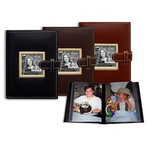 Picture Frame Cover Photo Album 4x6 - Dark Brown #FAS-24