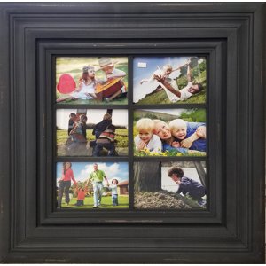 Gallery Frame Wood Black 24x25 6 Op. 4x6