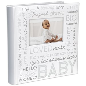 7123-26 Baby Sentiment 2-UP 4x6 Album