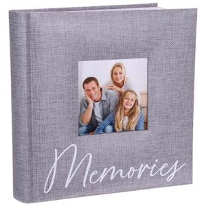 7165-26 2-Up Gray Memories Printed Paper Album