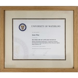 12x14.5 Natural Diploma