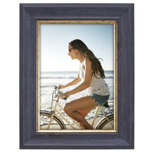 2436-57 5x7 Blue Scoop w/Gold