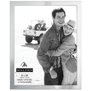 142-80 Essentials Shiny Silver Engravable 8x10