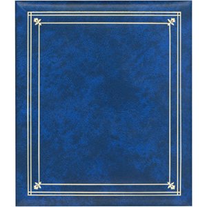 16-Pocket Refillable Photo Album 5x7/8x10 #PS-5781 (Royal Blue)