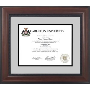 12x14.5 Brown with Beads Diploma