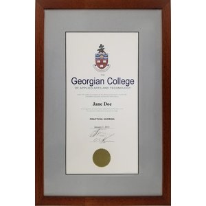 11x17 Brown Diploma