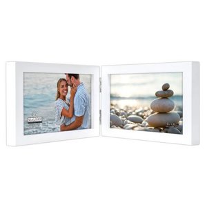 6417-46DH Double White Horizontal 4x6 Hinged
