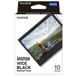 Instax Wide Film Black - 10 Sheets