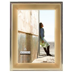 5295-46 Beaded Metals Matte Gold 4x6