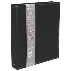 7143-99 3-Ring Black Magnetic Album