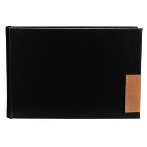 7159-08M 1 Up 4x6 Black Tag Brag Album