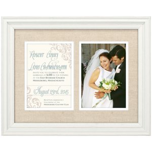 3249-257 Linen Invitation 2 Op. 5x7