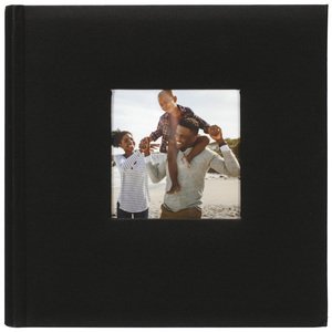 7130-26  2-UP 4x6 Black Fabric