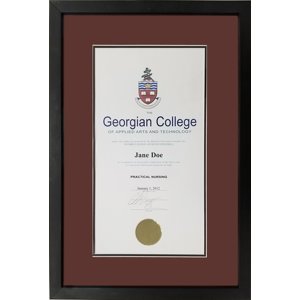 11x17 Black Thick Diploma