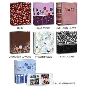 Designer Covers Photo Album 8-1/4x10-1/2 - Growing Flowers #LM-100D
