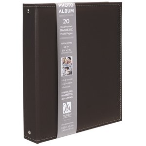 7145-99 3-Ring Brown Magnetic Album