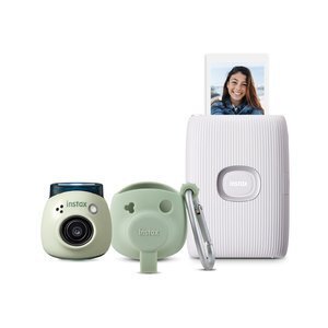 INSTAX PAL Digital Camera and INSTAX MINI LINK 2 Smartphone Printer Bundle