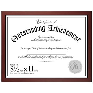 6418-81 Concepts Dark Walnut Diploma 8.5 x 11