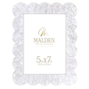 5x7 White Acrylic Ruffle