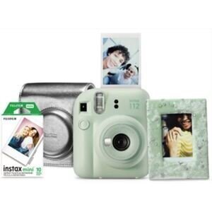 Instax Mini 12 Instant Camera - Gift Set - Mint Green ()