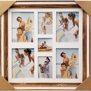 Gallery Frame White 21x21 7 Op. 4 6x8, 2 4x6, 1 4x4