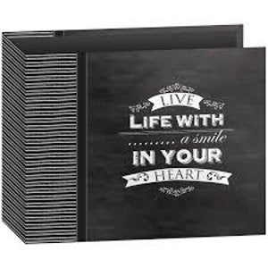 12x12 3 Ring Chalkboard Printed Binder Scrapbooks T-12CHLK