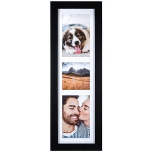1164-30 Matted Linear Black 3 op 4x4/4x6