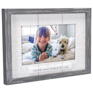3681-46 Trouble Never Looked So Cute 4x6 Pet