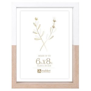 4x6/5x7 2-Tone White/Natural