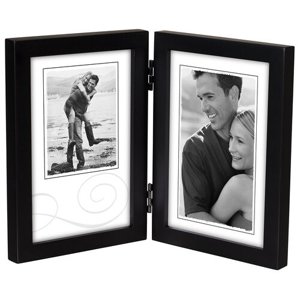 6416-80DV Black Double Vertical 8x10