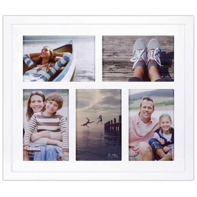M 1181-546 White Routed Collage