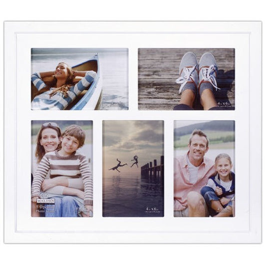 M 1181-546 White Routed Collage